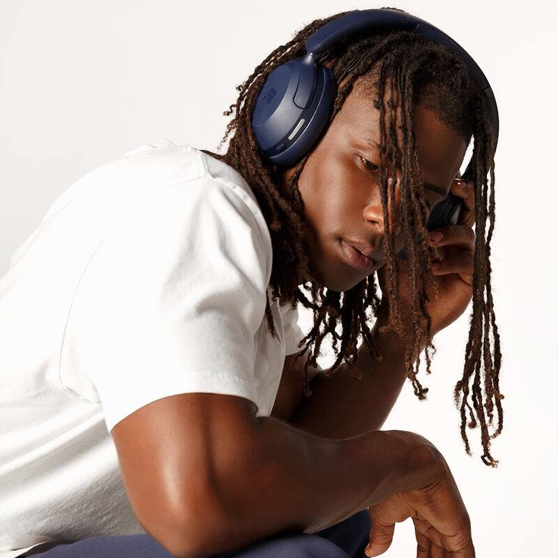 Left. Cubitt - Power Headphones - Blue.