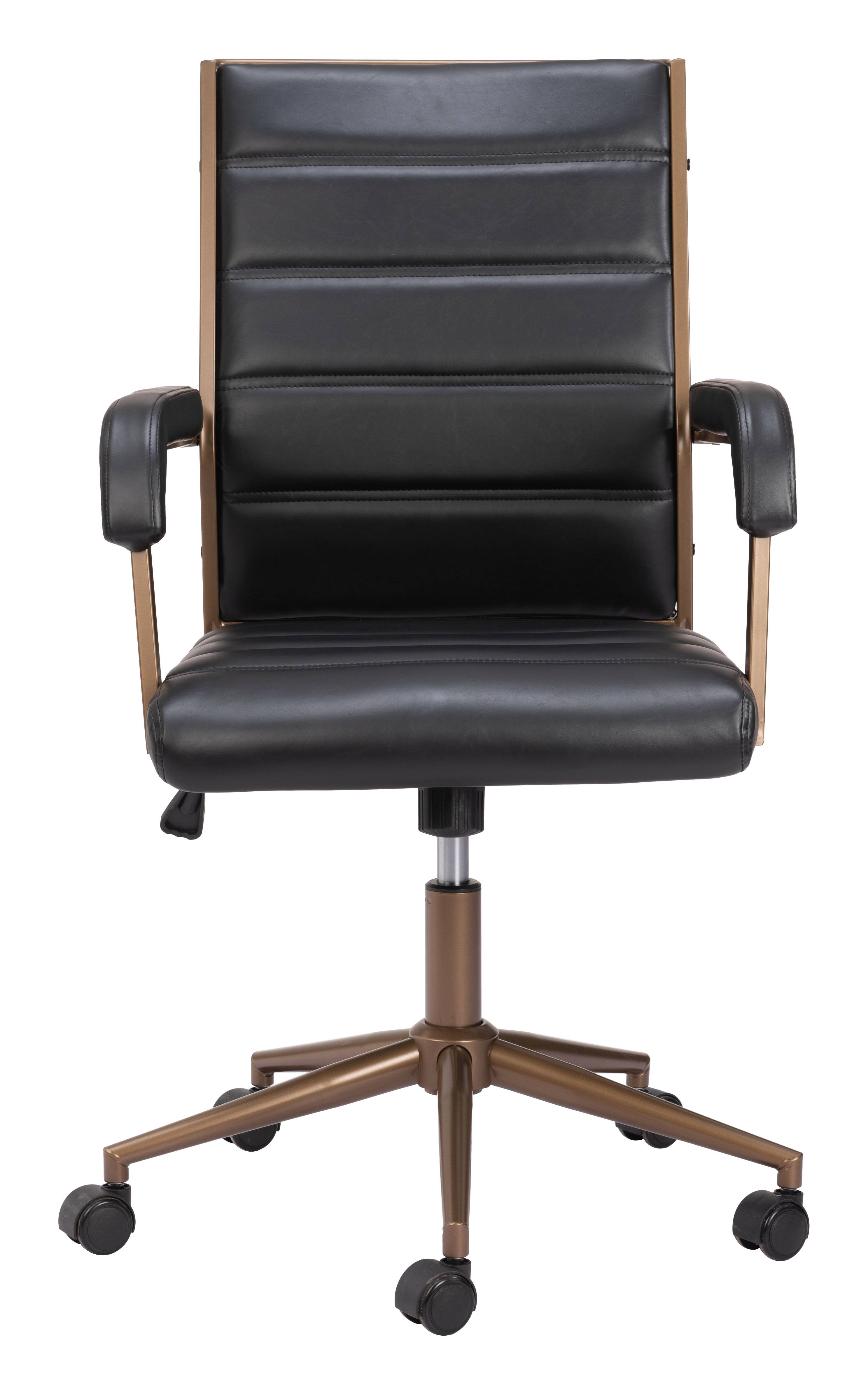 Alt View 1. Hivvago - Auction Office Chair Vintage Black - Vintage Black.