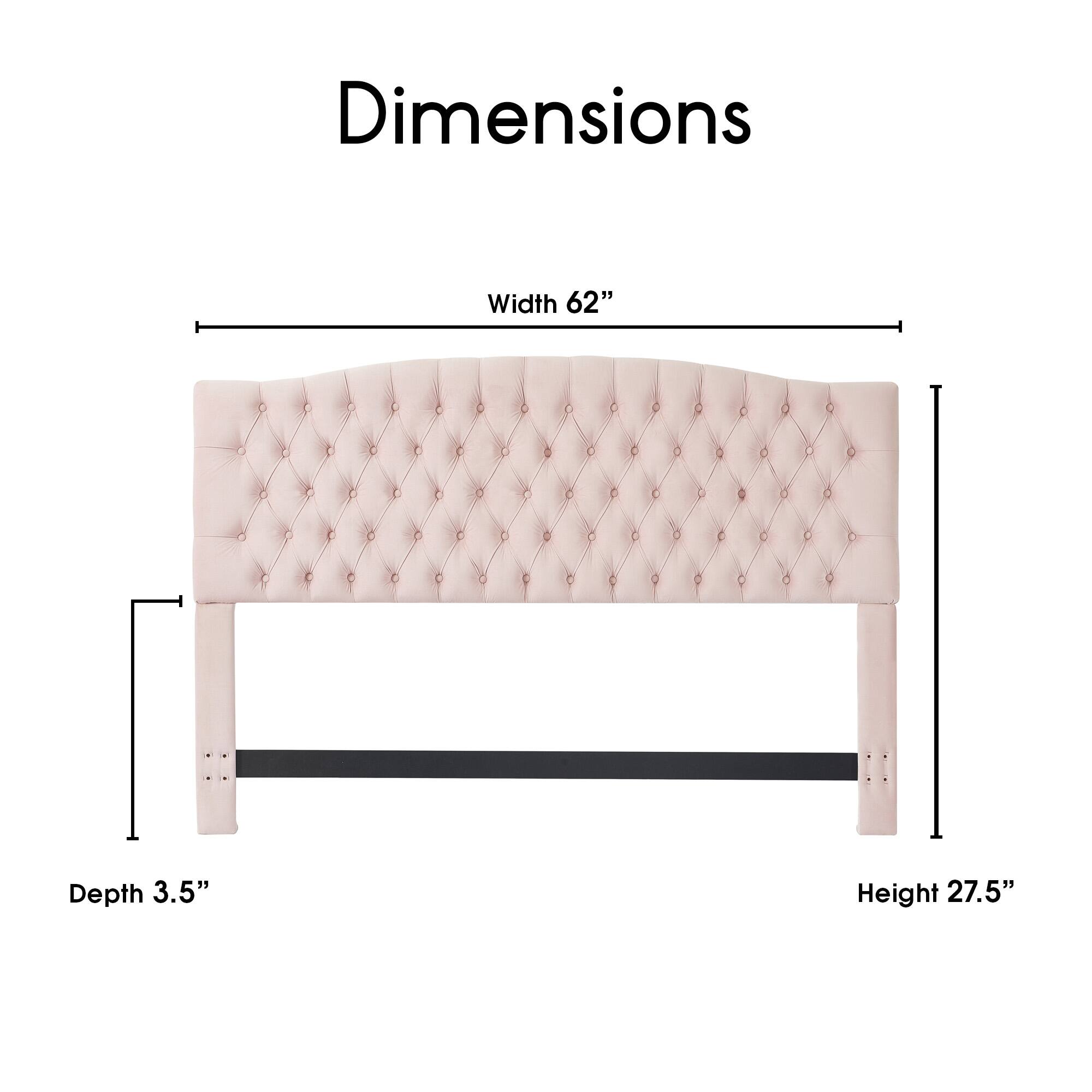 Dimensions: Width 62", Depth 3.5", Height 27.5"