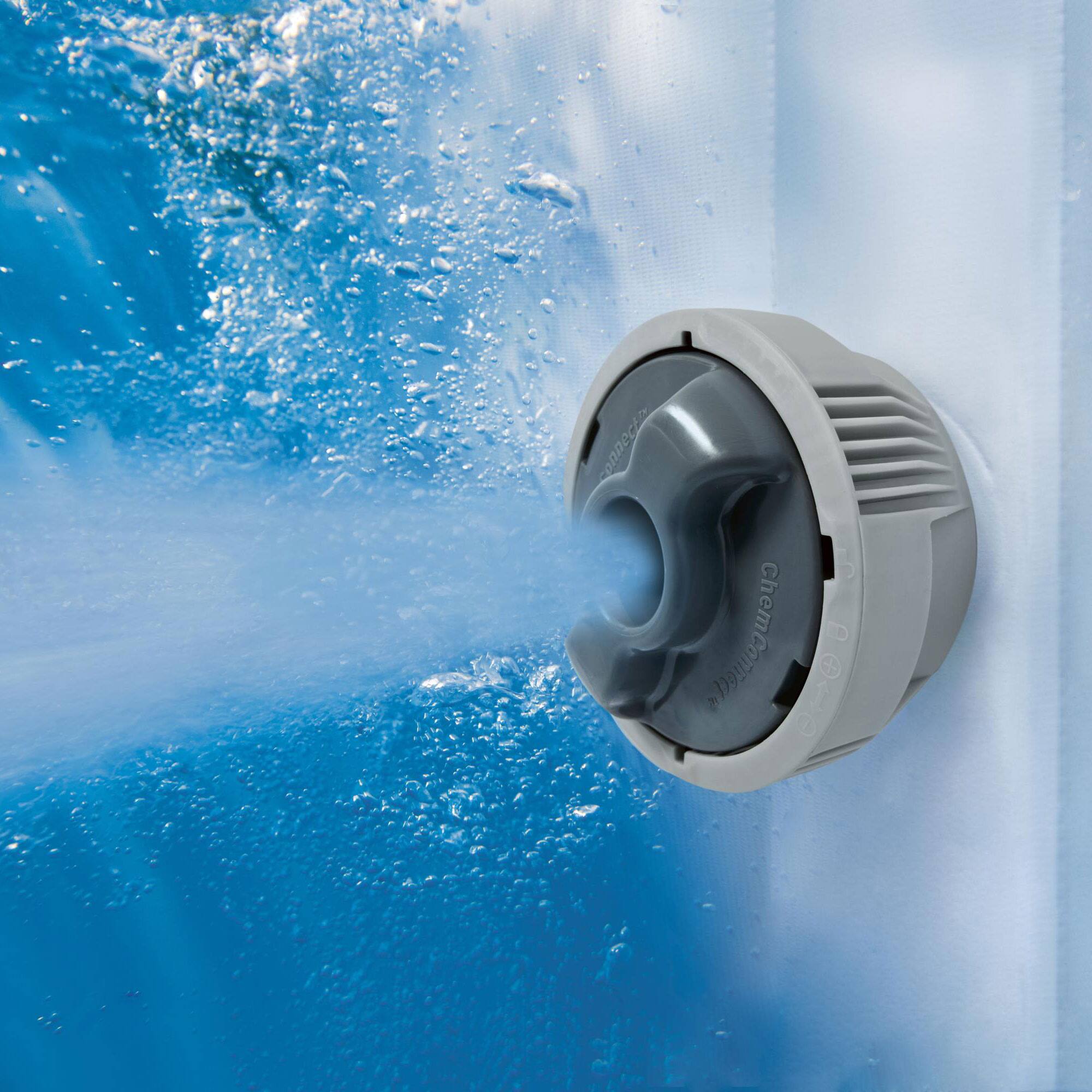 Alt View 16. Bestway - 7 Person Inflatable AirJet Hot Tub Pool Spa - Multi.