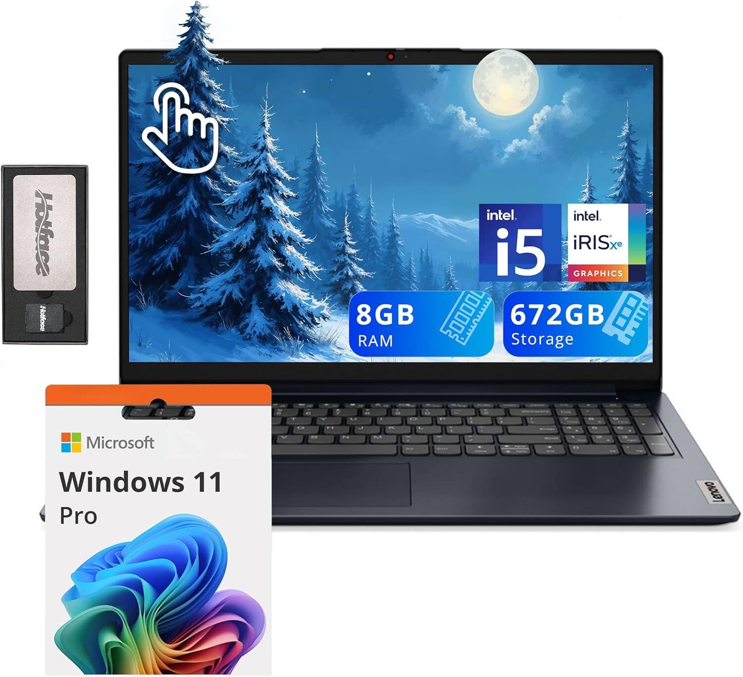 Hotface Hulfoos 8GB RAM, Intel i5 Graphics, 672GB Storage, Microsoft Windows 11 Pro, Lenovo