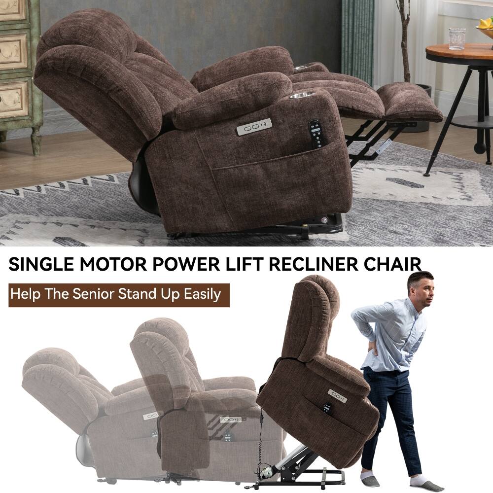 00:1
ZZZZZ
SINGLE MOTOR POWER LIFT RECLINER CHAIR
Help The Senior Stand Up Easily
8

1:00