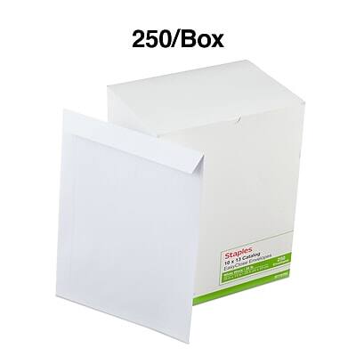 250/Box  
Staples  
10# 12-1/2" Envelopes  
EasyCose