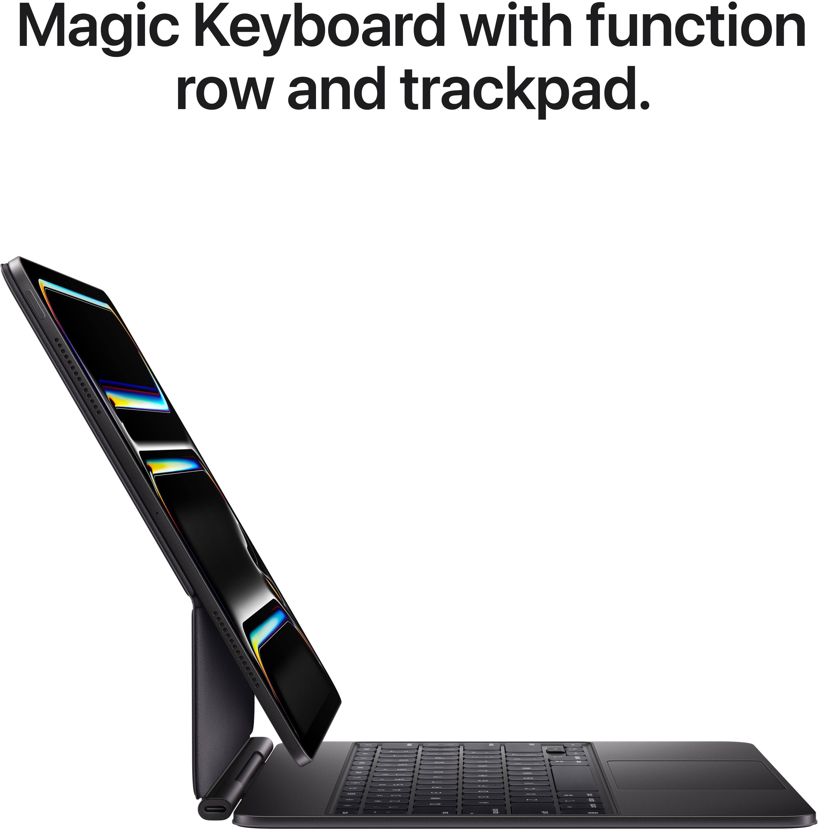 Magic Keyboard with function row and trackpad.