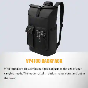 asus 17.3 inch laptop backpack TUF Gaming VP4700 Backpack, up to 17" laptop, with top folded closure to resize, light weight and durable water repellent for daily usage : Electronics The item is in the original 17-17.3 Inch Laptop Bag for