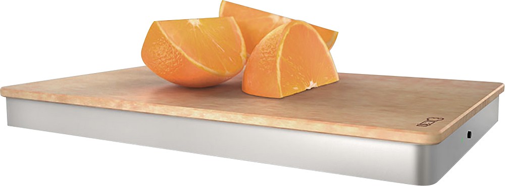 The Orange Chef Prep Pad- Smart Food Scale, Silver