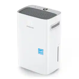 Kesnos - Energy Star 100-Pint Dehumidifier for Basements & Large Rooms up to 5500 Sq. Ft, Portable with Auto Defrost - White
