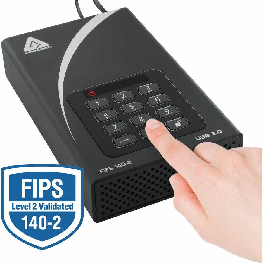 APRICORN

FIPS 140-2

USB 3.0

FIPS Level 2 Validated 140-2