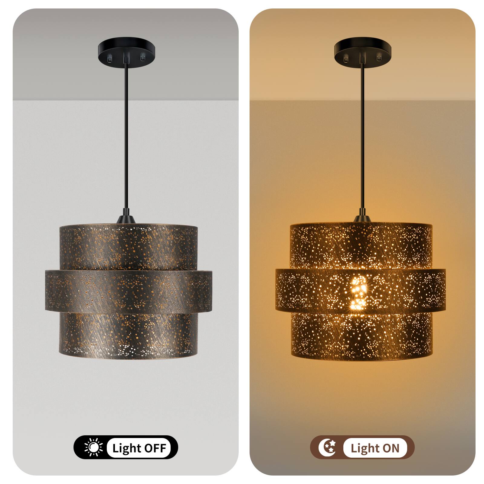 Light OFF  
Light ON