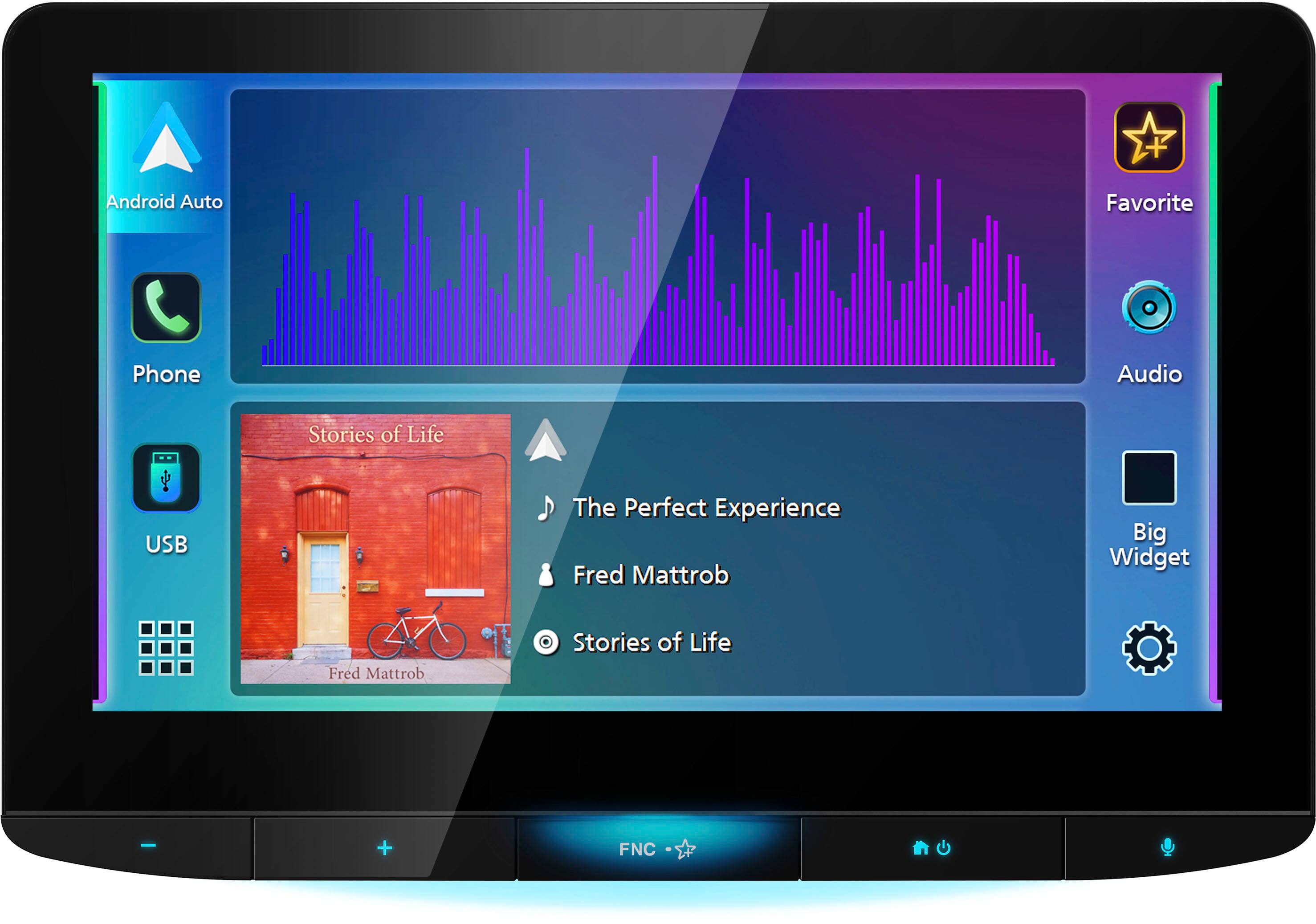 Android Auto Favorite Phone Audio Stories of Life USB The Perfect Experience Fred Mattrob Big Widget Fred Mattrob Stories of Life + FNC