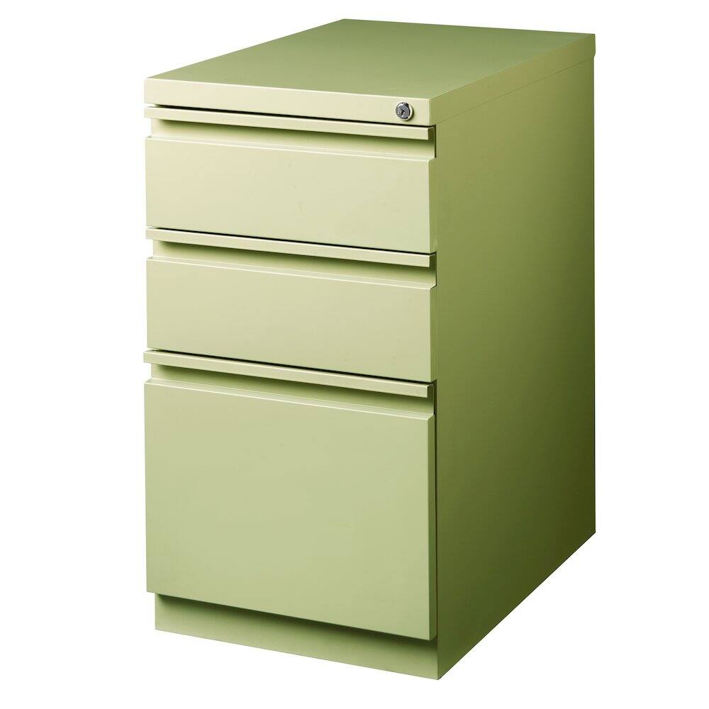 Alt View 3. Hirsh - Hirsh 23" Deep Mobile Pedestal File Cabinet 3 Drawer Box-Box-File, Putty - Beige.
