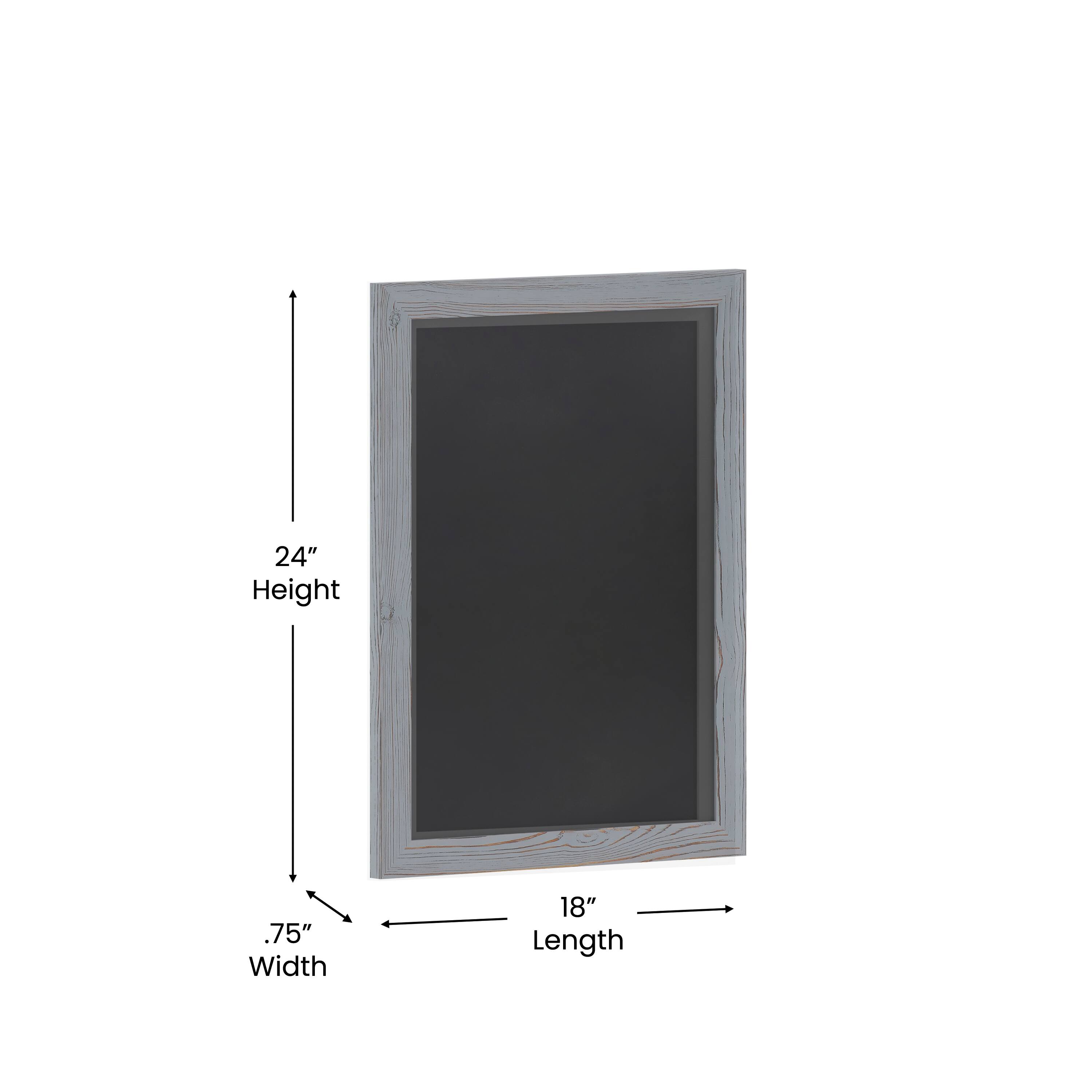 24" Height, .75" Width, 18" Length