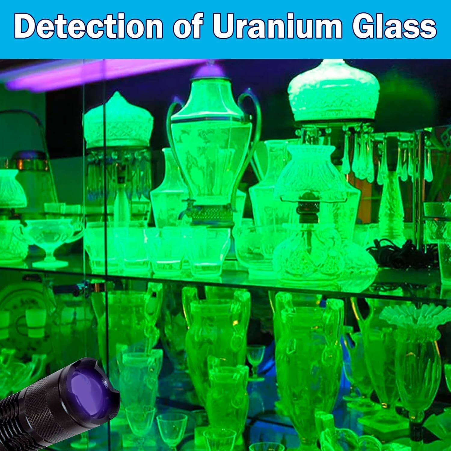 Detection of Uranium Glass