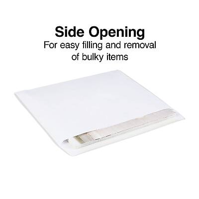 Side Opening  
For easy filling and removal of bulky items