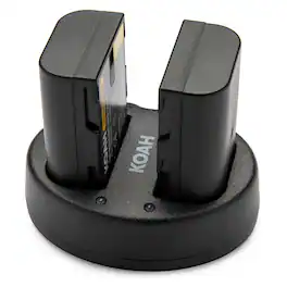 Koah - 2000mAh Li-ion Battery for Panasonic DMW-BLF19 (2-pack) with Dual Charger