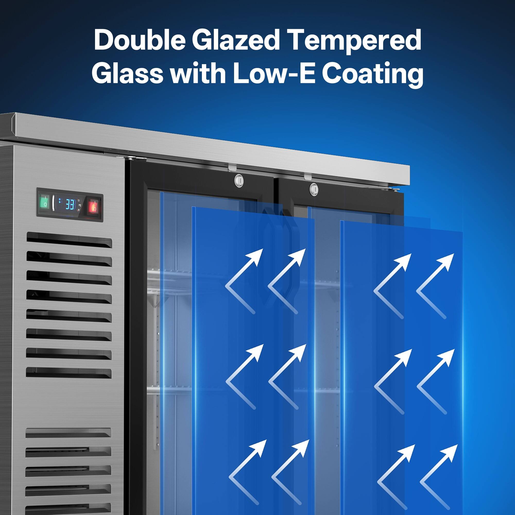 Double Glazed Tempered Glass with Low-E Coating