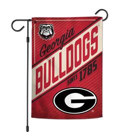 WinCraft - Georgia Bulldogs 12" x 18" Throwback Team Logo Double-Sided Garden Flag - Multicolor