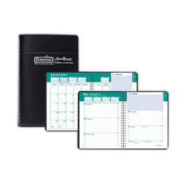 House of Doolittle - Express Track Recycled Weekly Appointment Book Monthly Planner 8 x 5 Black Cover 13 Month Jan 2026 to Jan 2027