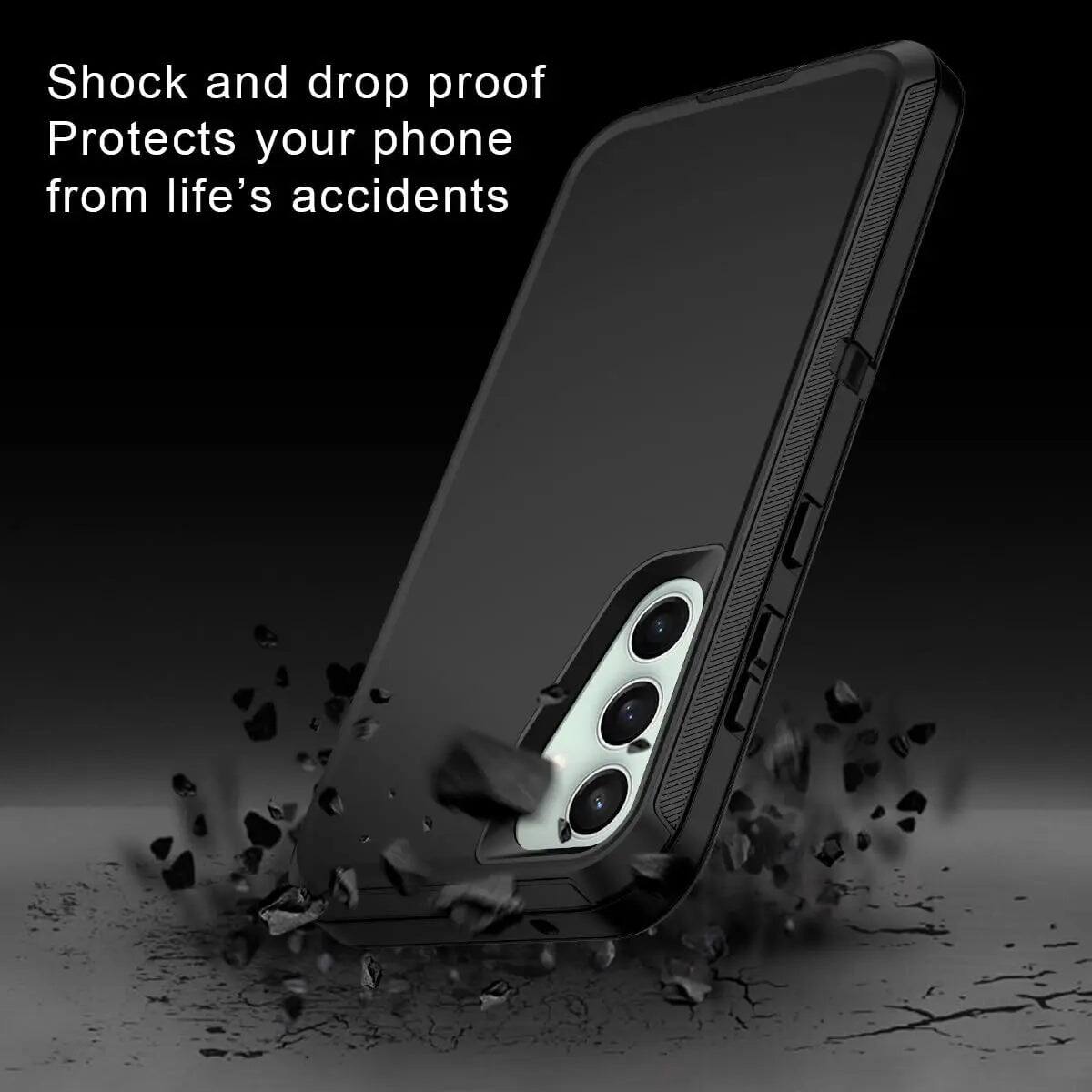 Shock and drop proof  
Protects your phone from life's accidents