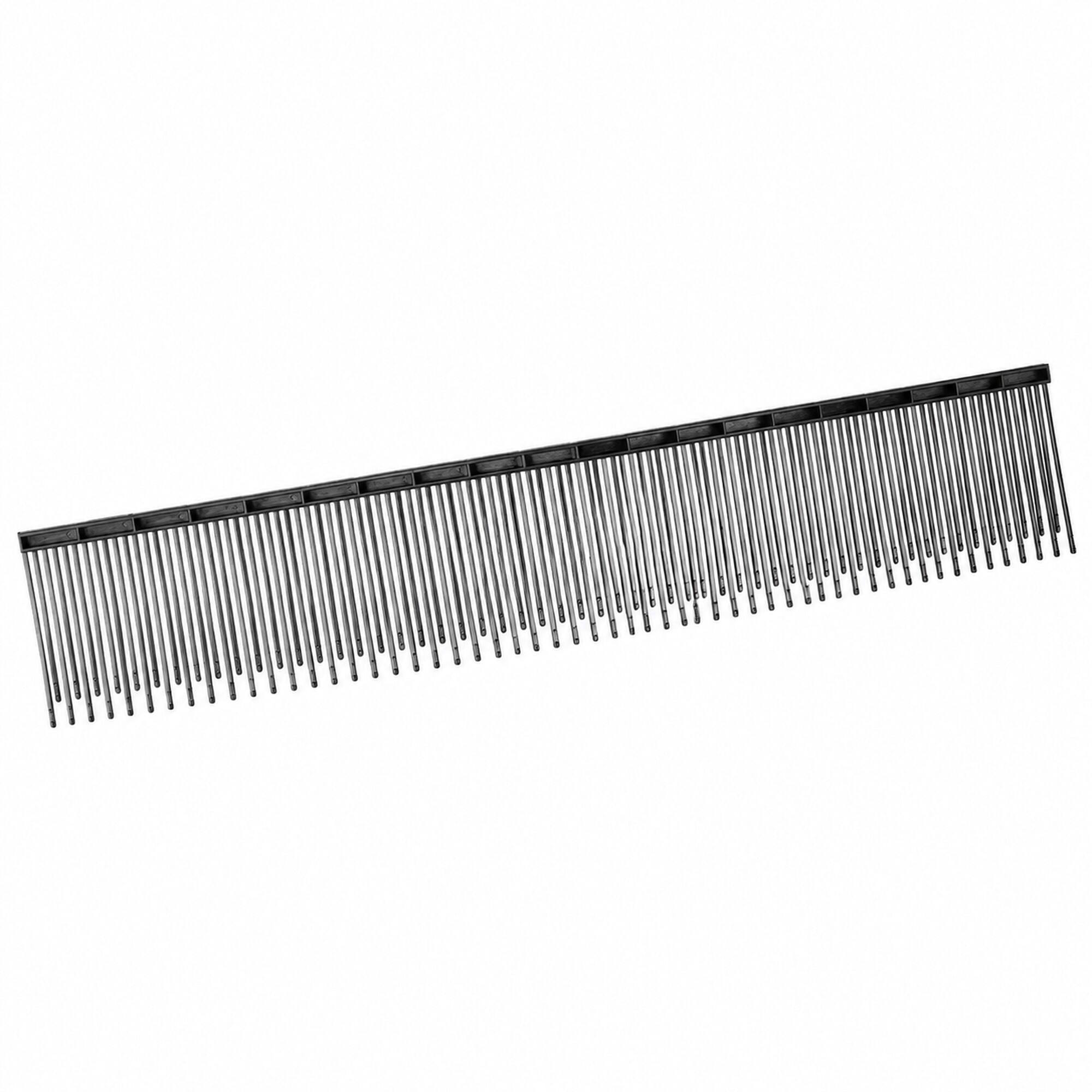 Angle. RYHNUYNE - Lawn Sweeper Brush Replacement 3 Pack, 23.4 in PP Bristles, 26 in Sweeping Width, Fits S19-002A Push Sweepers - Black.