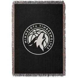 Chad & Jake - Minnesota Timberwolves Woven Blanket - Black
