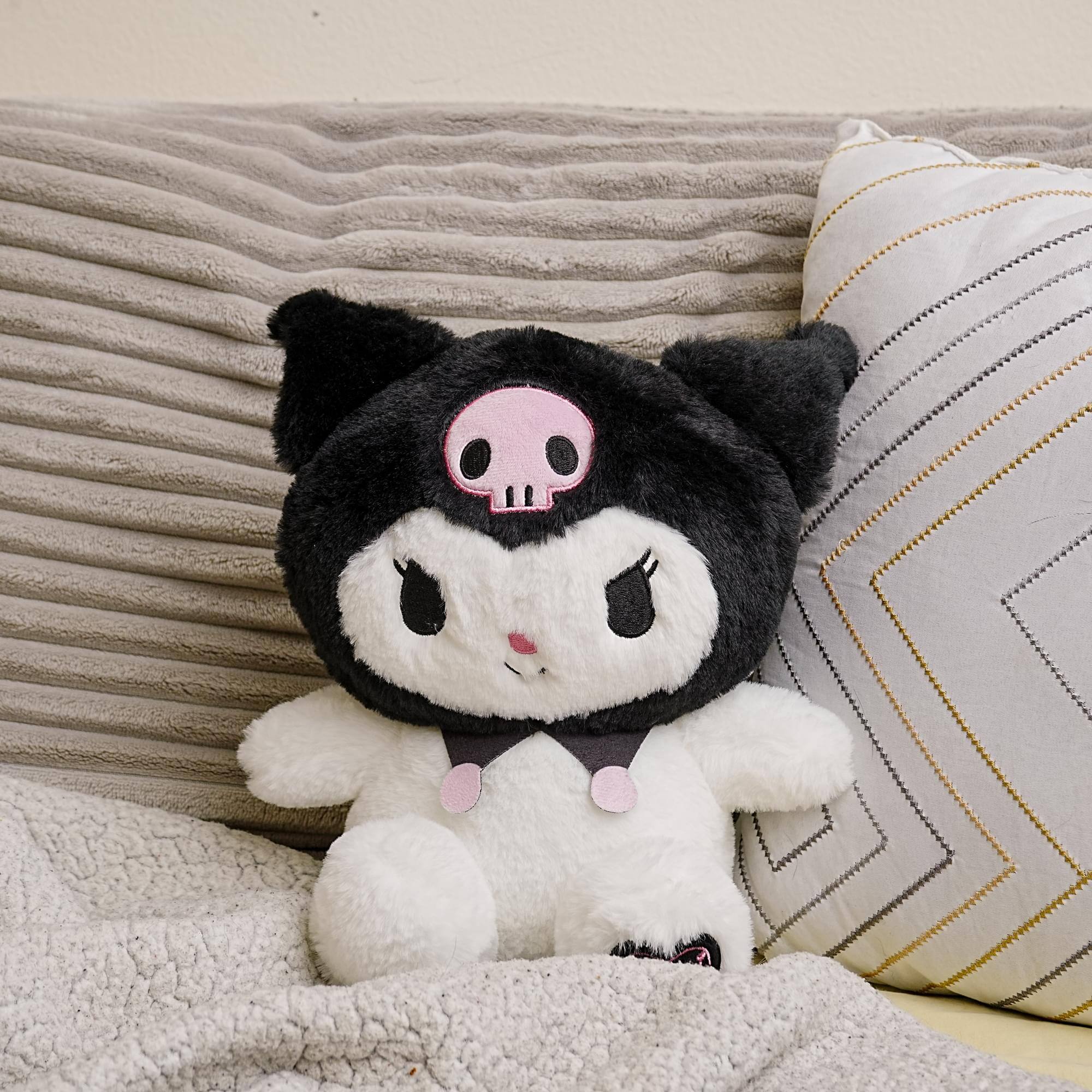 Alt View 4. Hello Kitty - Sanrio Hello Kitty Kuromi 10 Inch Collector Plush - Multi-Colored.