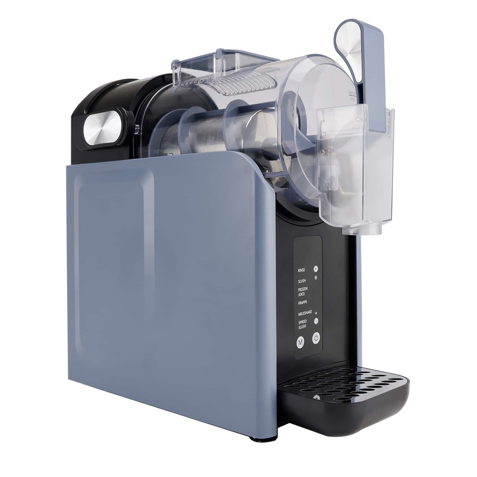 Topteng - 2L Slushy Machine with 5 Preset Programs - Auto Clean, No Ice Needed Frozen Drink Maker for Home - Blue