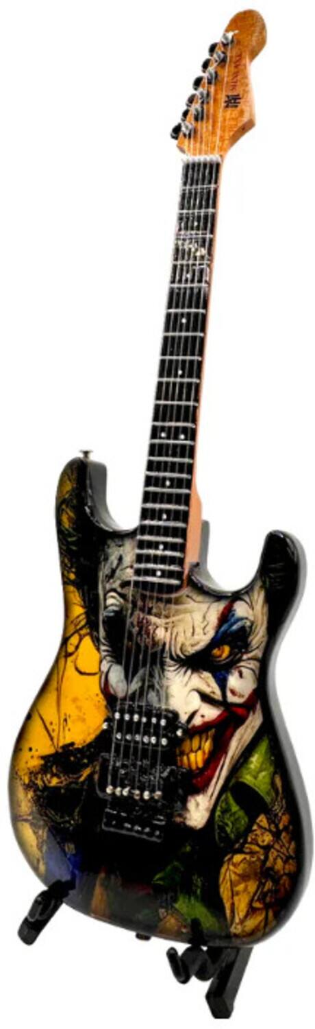 Alt View 1. PopMarket - The Mini Axe - Joker II - Mini Guitar Replica Collectible   - COLLECTIBLES - Multicolor.