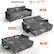 Sure, here is the corrected and grouped text from the image:
**Dimension**
- **Sofa**
- Length: 91"
- Depth: 36.2"
- Height: 20"
- Seat Height: 19.3"
- Seat Depth: 22"
- Armrest Height: 27.2"
- Armrest Width: 41.7"
- **Lounge**
- Length: 78"
- Depth: 31.5"
- Height: 18.9"
- Seat Height: 19.3"
- Seat Depth: 5.5"
- Armrest Height: 6.3"
- Armrest Width: 54"
- **Bed**
- Length: 67.7"
- Depth: 41.7"
- Height: 19.3"
- Seat Height: 19.3"
- Seat Depth: 5.5"
- Armrest Height: 18.9"
- Armrest Width: 54"
**Additional Information**
- **Weight Capacity**: 14