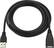 Front. Dynex™ - 6' USB-A-to-USB-A Extension Cable - Black.