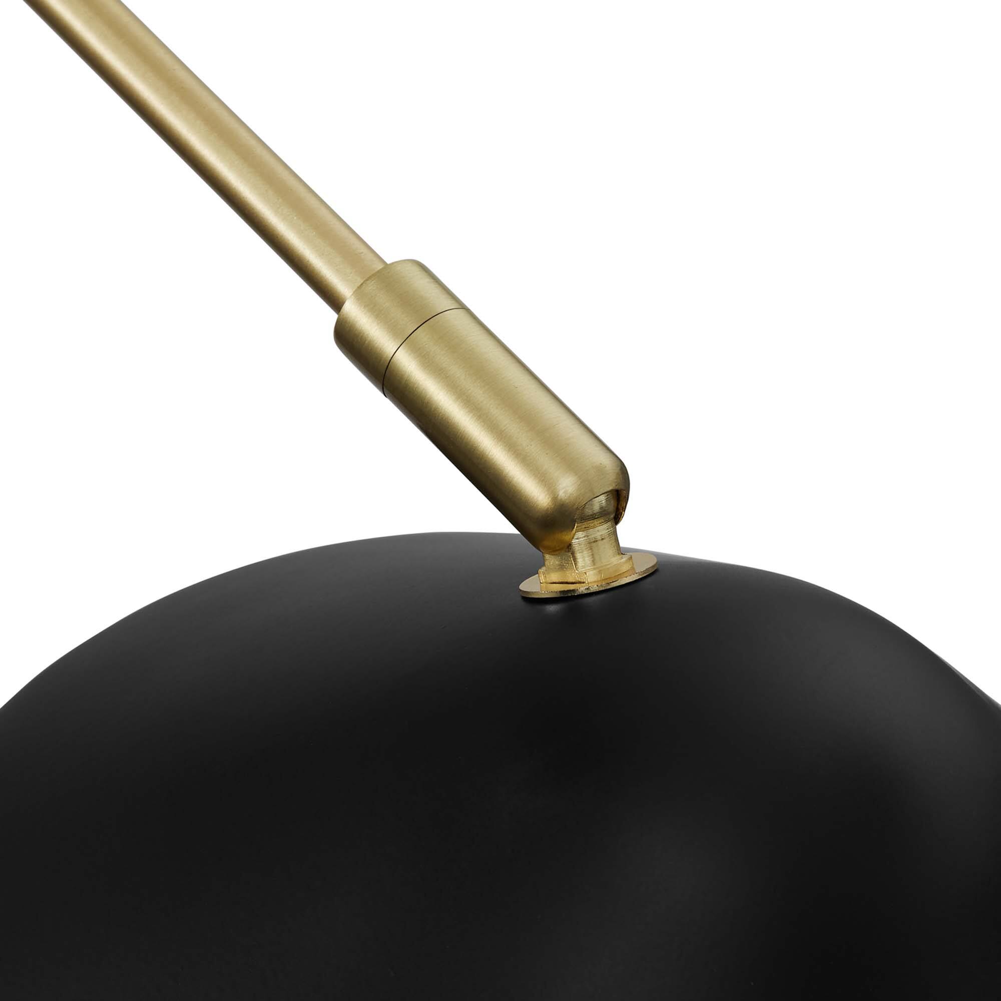 Alt View 4. Modway - Journey 2-Light Swing Arm Wall Sconce by Modway - Black.