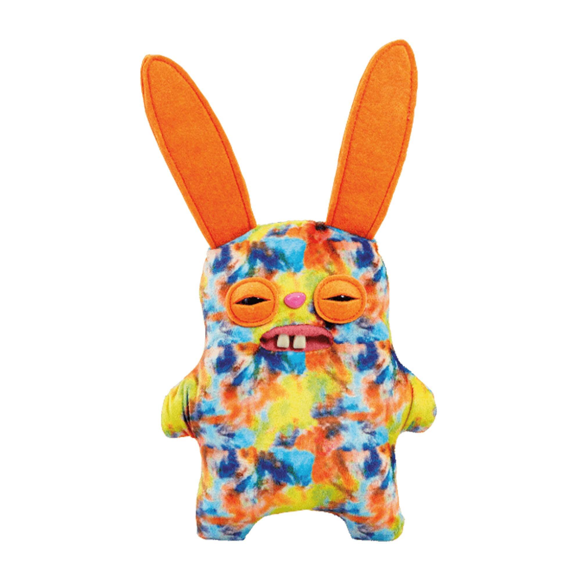 Front. ZURU - Fugglers Laboratory Misfits 9 Inch Plush | Rabid Rabbit - Orange.