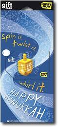 Front Large. Best Buy GC - $100 Happy Hanukkah Gift Card.