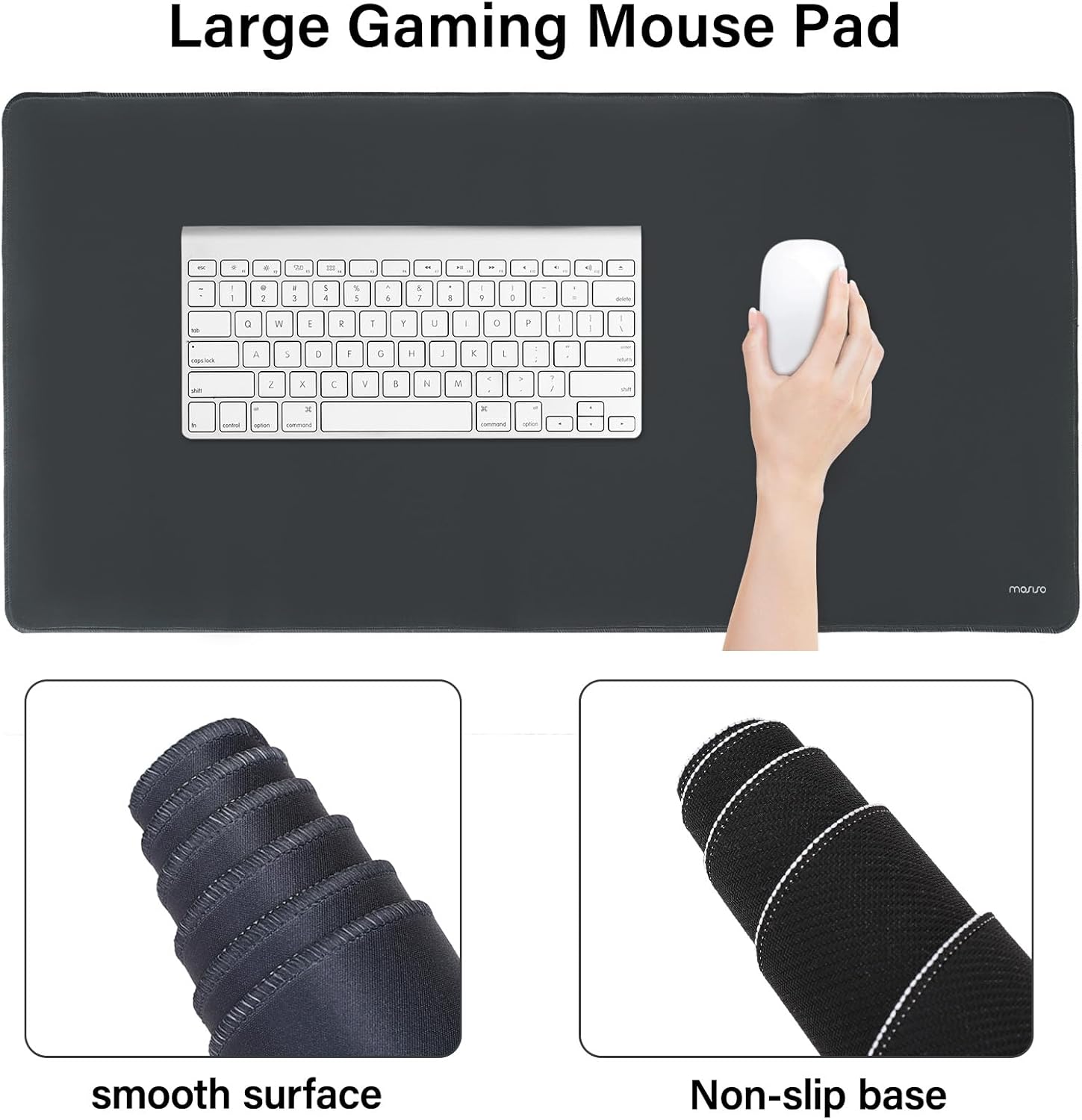Large Gaming Mouse Pad

smooth surface
Non-slip base