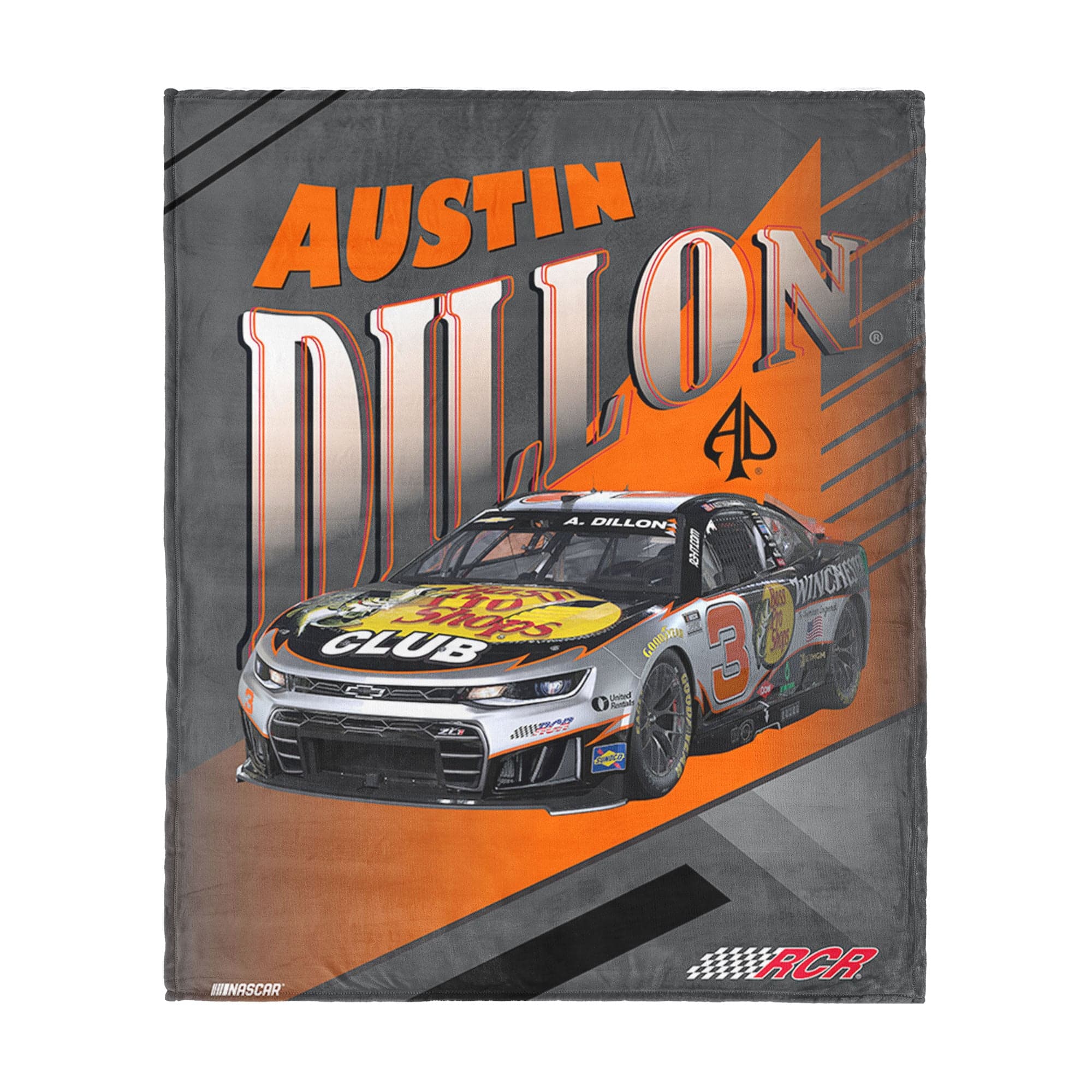 Northwest - Austin Dillon Comet Car 34" x 40" Silk Touch Throw Blanket - Multicolor