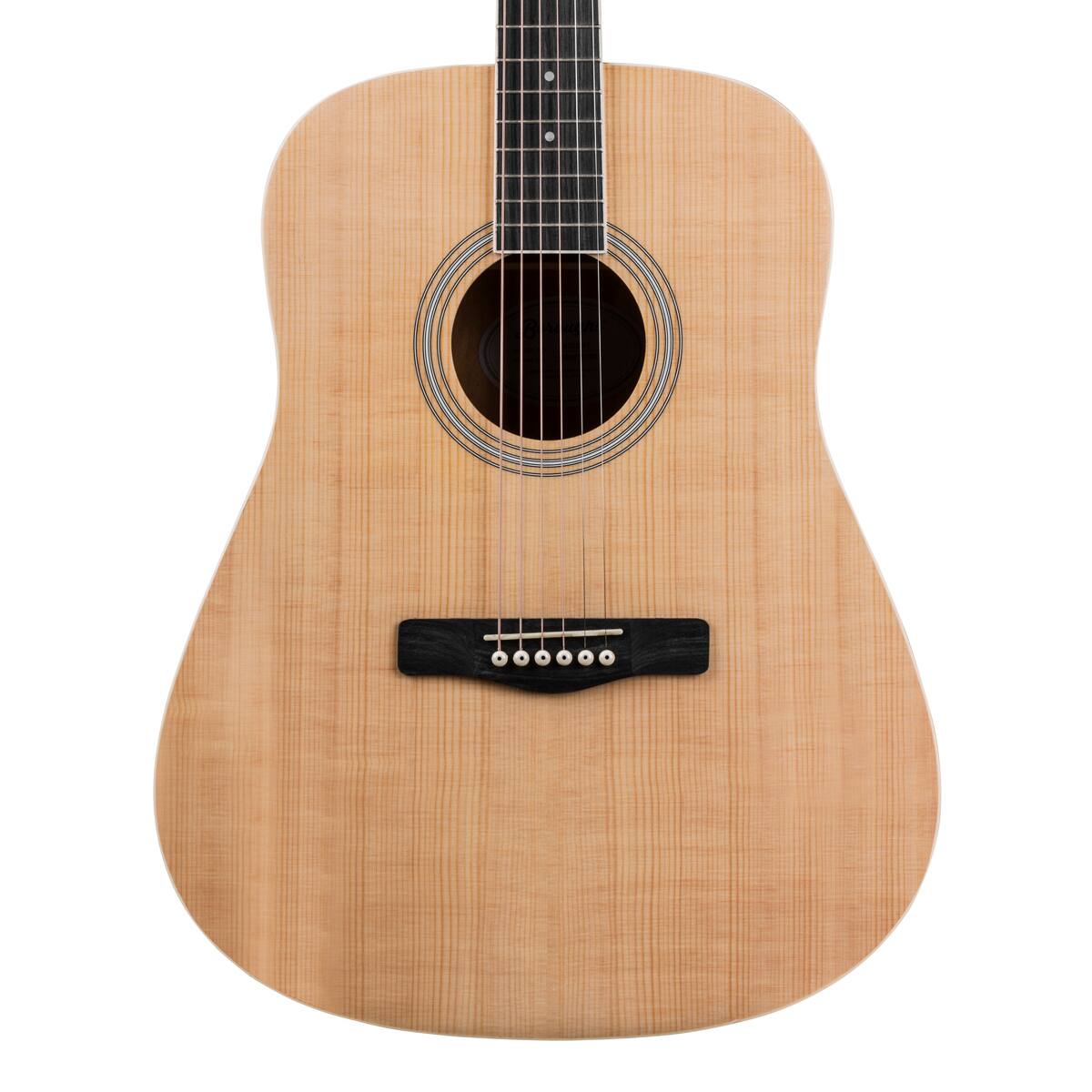 Alt View 3. Boroughs - Boroughs B20DNT Beginner Dreadnought Acoustic Guitar Pack, Natural.