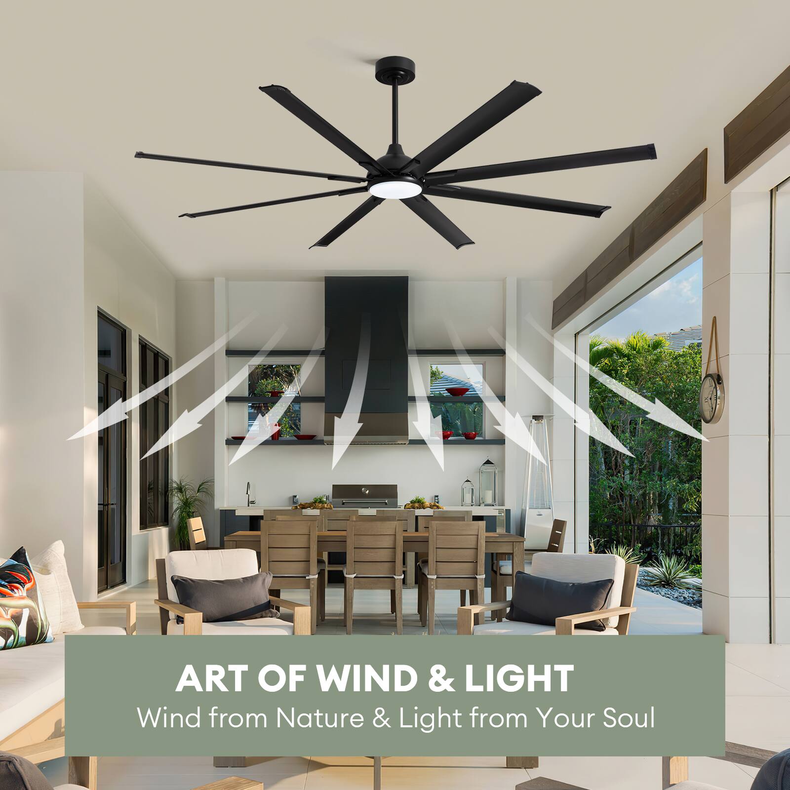 ART OF WIND & LIGHT  
Wind from Nature & Light from Your Soul