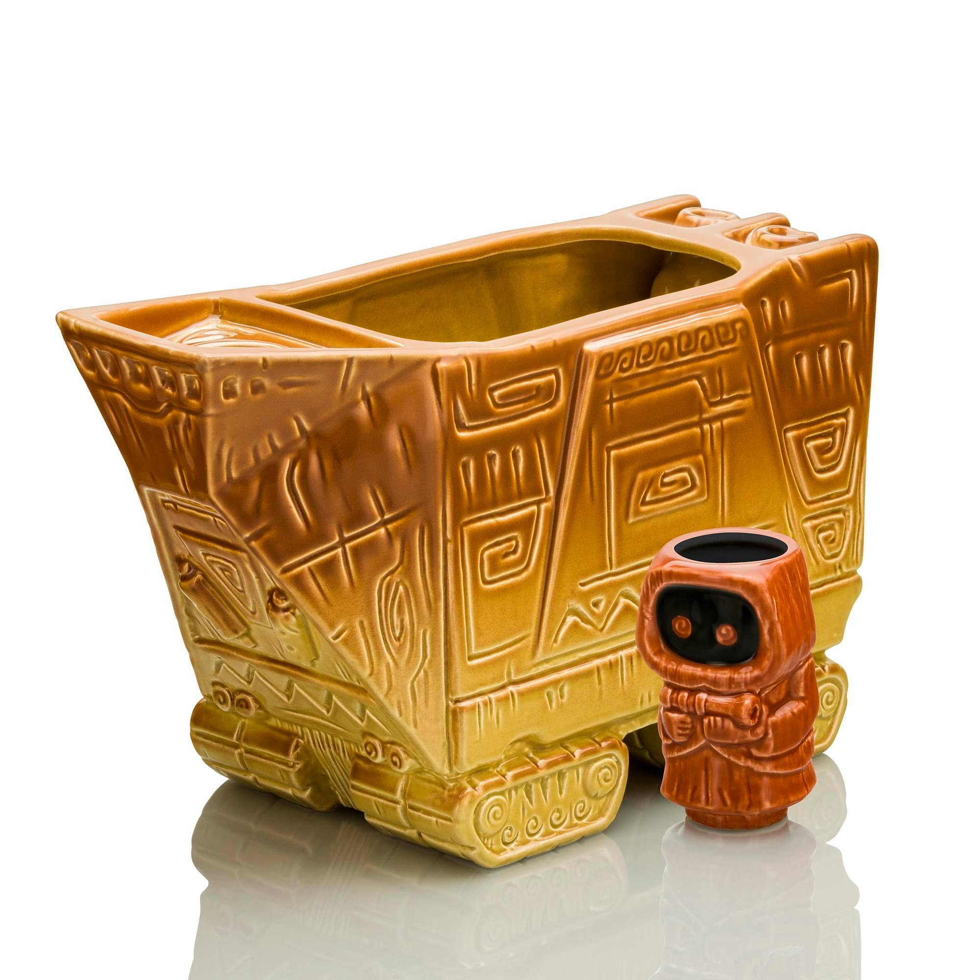Alt View 10. Star Wars - Geeki Tikis Star Wars Sandcrawler Punch Bowl Set With Jawa Mini Muglet - Brown.