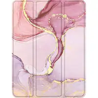 SaharaCase - Folio Case for Apple iPad Pro 11" (2nd, 3rd, and 4th Gen 2020-2022) - Pink Marble - Front_Zoom