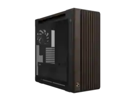 ASUS - ProArt PA602 Wood Edition E-ATX Case, Tempered Glass, 440mm GPU Support, 1x140mm + 2x200mm Fans - Black