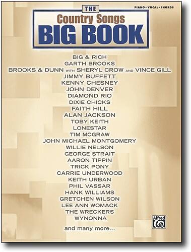 Front Standard. Alfred - Various: Big Book The Country Songs Sheet Music.