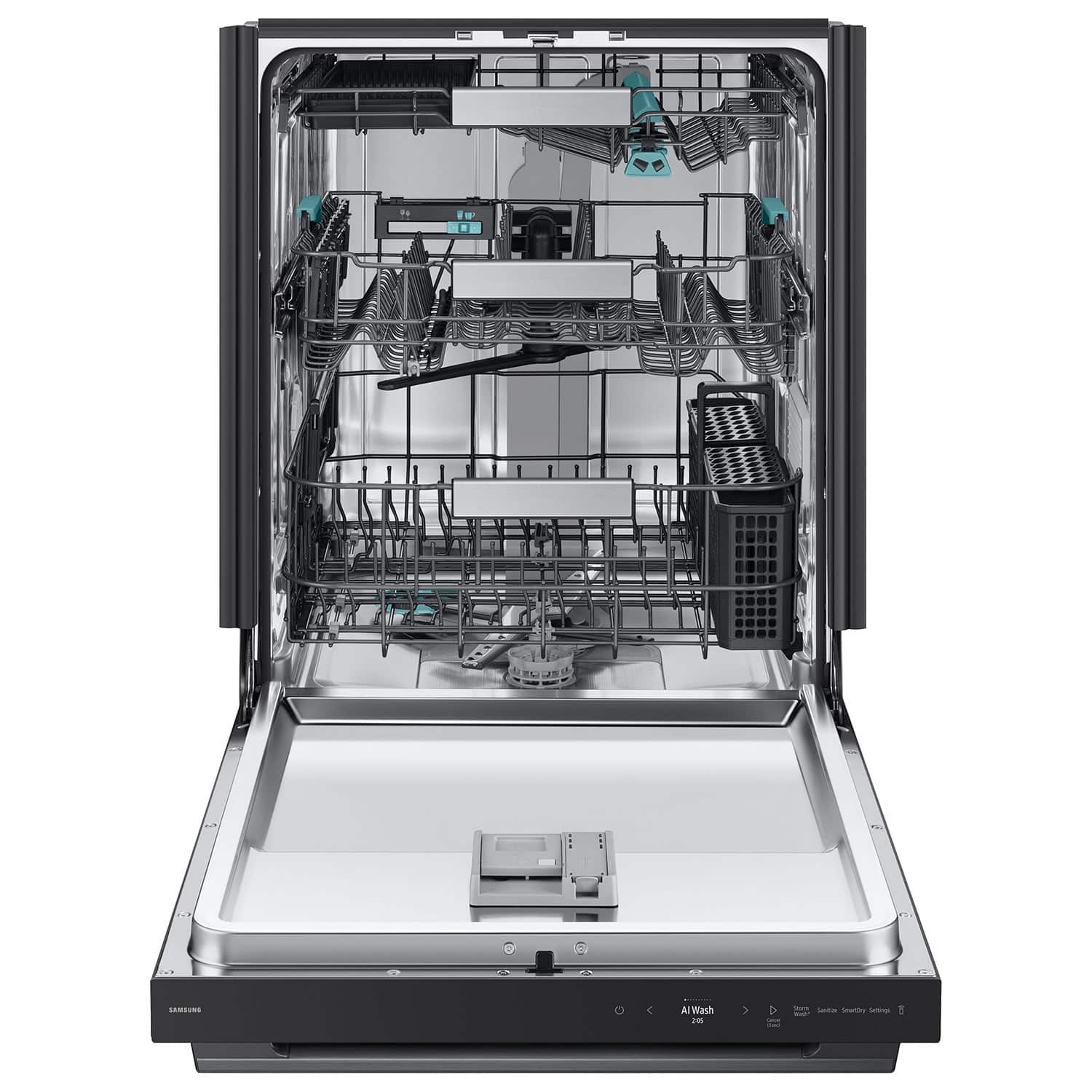 Samsung - 38 dBA Bespoke AI Dishwasher with 3rd Rack Washing