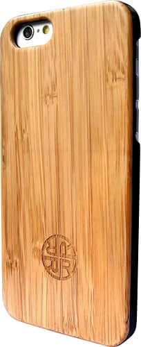 Front. Reveal - Zen Garden Shell Case for Apple® iPhone® 6 - Brown.