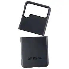 Front. OtterBox - OtterBox Thin Flex Series Hard Case for Samsung Galaxy Z Flip3 5G - Black - Black.