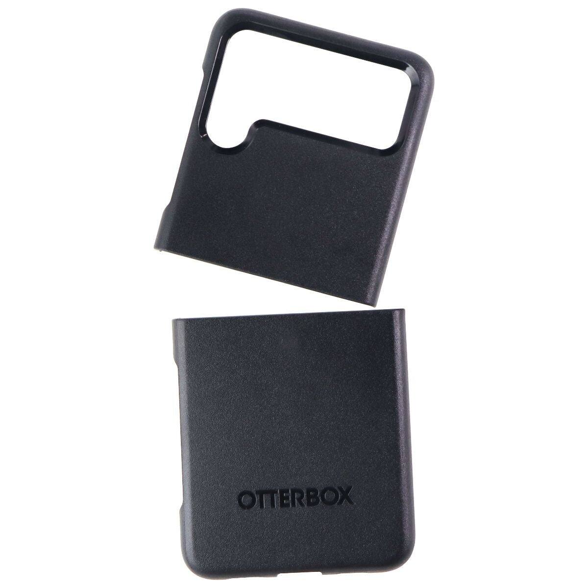 Front. OtterBox - OtterBox Thin Flex Series Hard Case for Samsung Galaxy Z Flip3 5G - Black - Black.