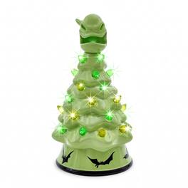 Ukonic - Disney The Nightmare Before Christmas Oogie Light-Up Ceramic Christmas Tree - Green