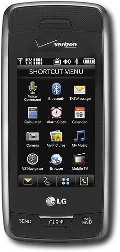  Verizon - LG Voyager Cell Phone - Black