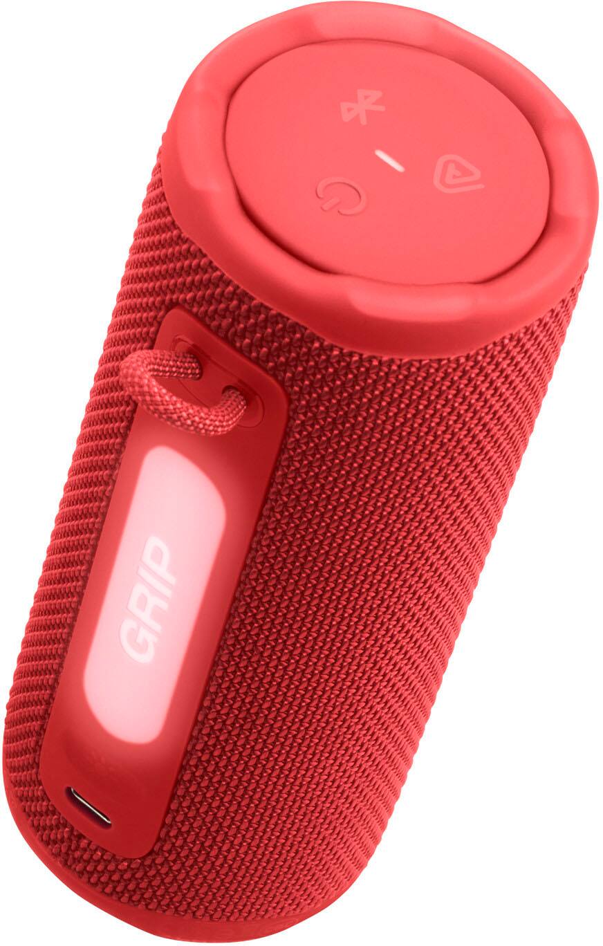 Alt View 11. JBL - Grip Portable Wireless Speaker with Built-In Light - 2025 - Red.