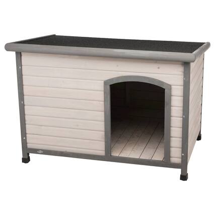 Front. TRIXIE - Natura Classic Dog House - Gray.
