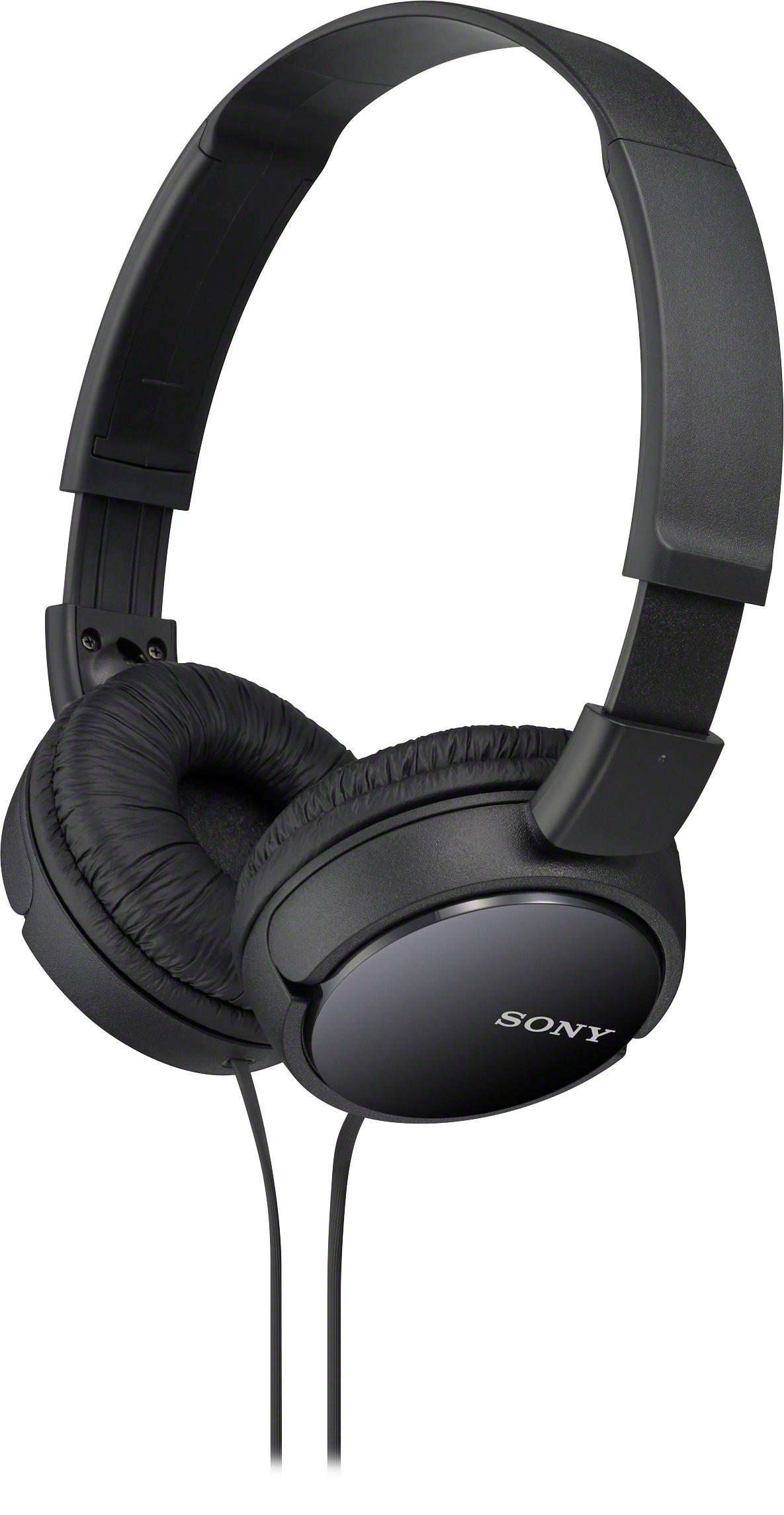 Sony ZX Series Wired On-Ear Headphones Black MDRZX110/B - Best Buy